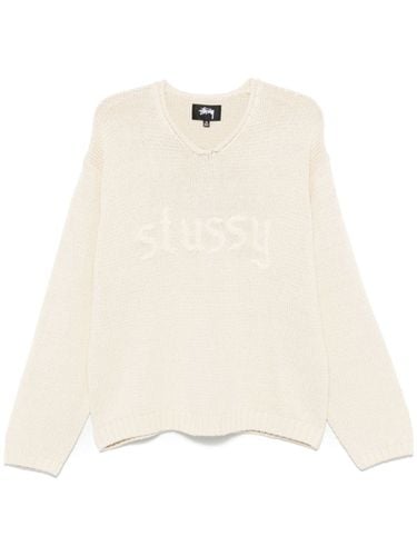 Linen Blend V-necked Sweater - Stussy - Modalova