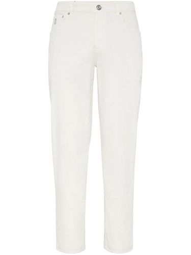 Gabardine Cotton Trousers - Brunello Cucinelli - Modalova