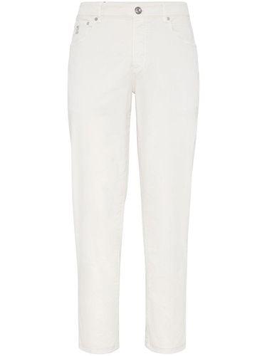 Gabardine Cotton Trousers - Brunello Cucinelli - Modalova