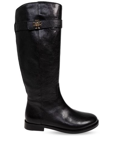 T-lock Leather Riding Boots - Tory Burch - Modalova