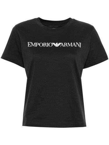 EMPORIO ARMANI - Logo Cotton Shirt - Emporio Armani - Modalova