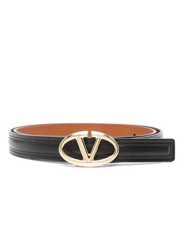 Reversible Leather Belt - Valentino Garavani - Modalova