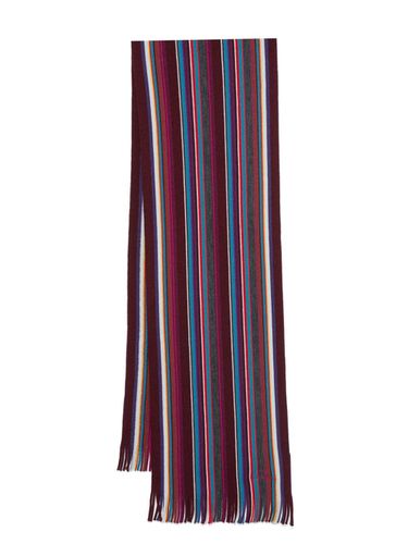 Multicolor Stripe Wool Scarf - PS Paul Smith - Modalova