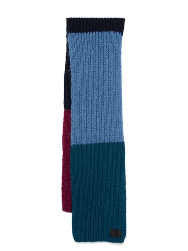 PAUL SMITH - Wool Colorblock Scarf - Paul Smith - Modalova