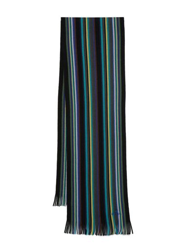 Multicolour Stripe Wool Scarf - PS Paul Smith - Modalova