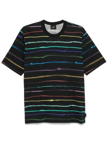 Striped Cotton T-shirt - PS Paul Smith - Modalova