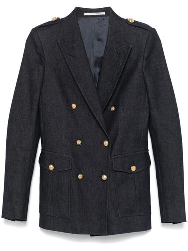 Heather Wool Double-breasted Jacket - Tagliatore - Modalova