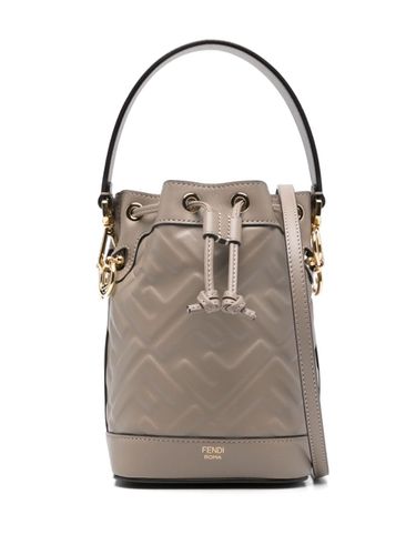 Mon Tresor Mini Leather Bucket Bag - Fendi - Modalova