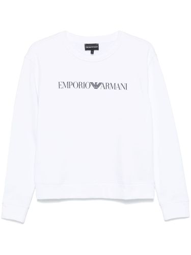 Logo Cotton Sweatshirt - Emporio Armani - Modalova