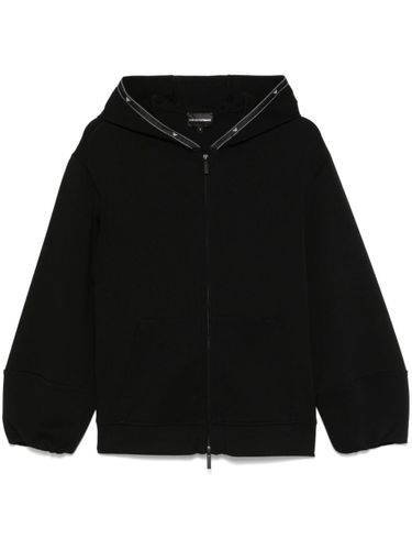 EMPORIO ARMANI - Logo Cotton Hoodie - Emporio Armani - Modalova