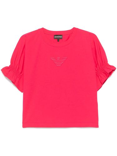 EMPORIO ARMANI - Logo Cotton Shirt - Emporio Armani - Modalova