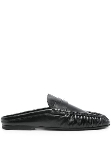 SAINT LAURENT - Peg Leather Loafers - Saint Laurent - Modalova