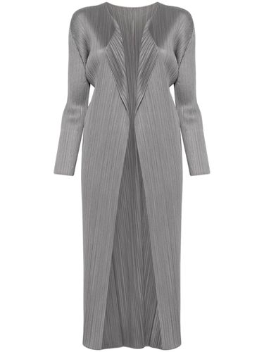 Pleated Long Cardigan - Pleats Please Issey Miyake - Modalova