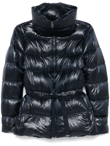 HERNO - Belted Short Down Jacket - Herno - Modalova