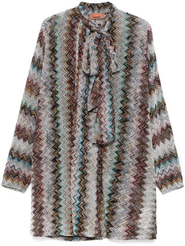 MISSONI - Zig Zag Motif Short Dress - Missoni - Modalova