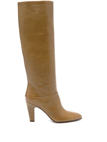 CHLOÉ - Eve Leather Heel Boots - Chloé - Modalova