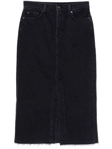 Kellie Denim Cotton Skirt - 7 For All Mankind - Modalova