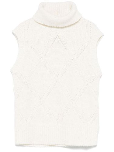 Wool And Silk Blend Vest - Fabiana Filippi - Modalova