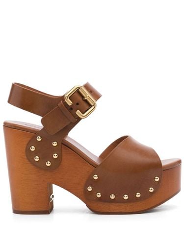 CHLOÉ - Jeannette Leather Clogs - Chloé - Modalova