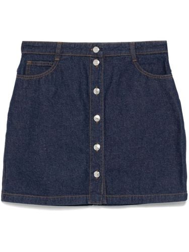 MAISON KITSUNE' - Denim Mini Skirt - Maison Kitsune' - Modalova