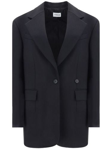 Wool Single-breasted Blazer Jacket - Parosh - Modalova