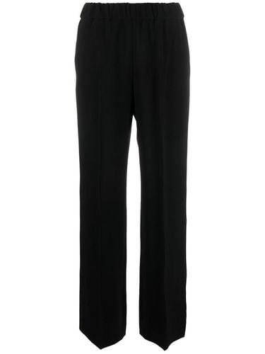 Elasticated Waist Straigh-leg Trousers - Alberto Biani - Modalova