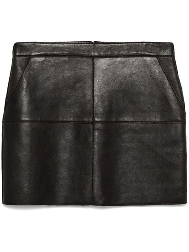 PAROSH - Leather Mini Skirt - Parosh - Modalova