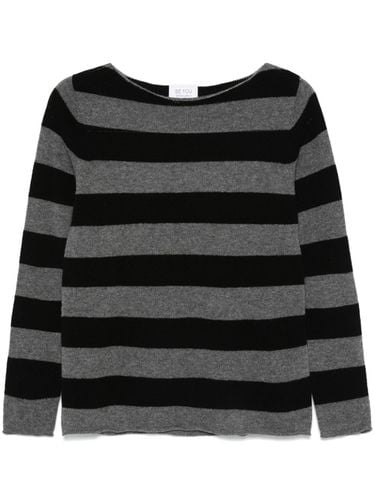 BEYOU - Cashmere Striped Sweater - Beyou - Modalova