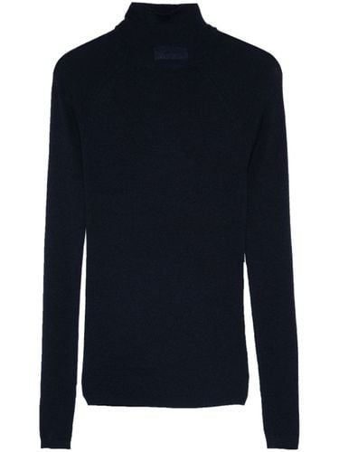 Wool And Silk Blend High-neck Sweater - Majestic - Modalova