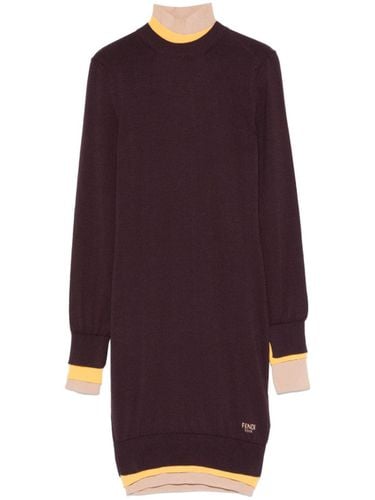 FENDI - Wool Knitted Dress - Fendi - Modalova