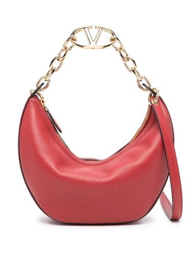 Vlogo Moon Small Leather Shoulder Bag - Valentino Garavani - Modalova