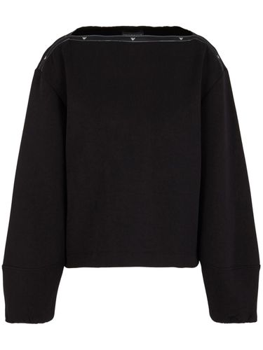 Logo Cotton Sweatshirt - Emporio Armani - Modalova