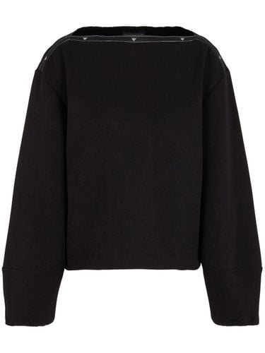 Logo Cotton Sweatshirt - Emporio Armani - Modalova