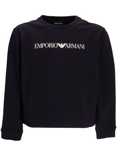 Logo Cotton Sweatshirt - Emporio Armani - Modalova