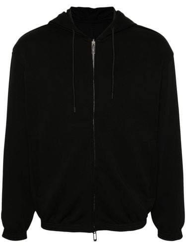 Cotton Zipped Hoodie - Emporio Armani - Modalova