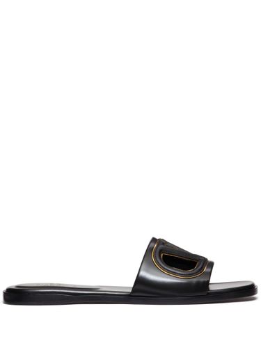 Vlogo Cut-out Leather Sandals - Valentino Garavani - Modalova