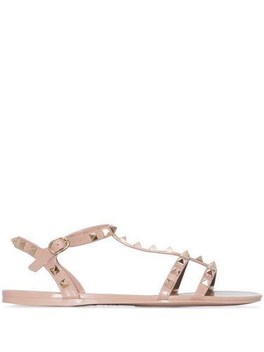 Summer Rockstud Flat Sandals - Valentino Garavani - Modalova