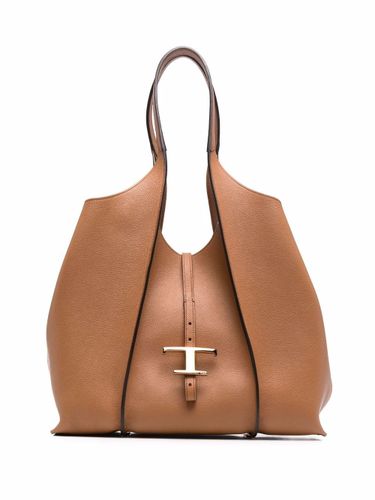 T Timeless Medium Leather Tote Bag - Tod's - Modalova