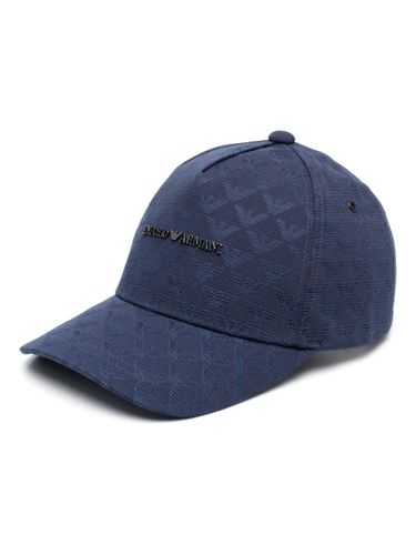 Allover Logo Baseball Cap - Emporio Armani - Modalova