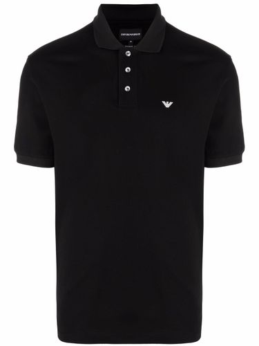 Logo Cotton Polo Shirt - Emporio Armani - Modalova