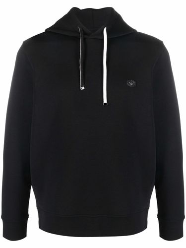 EMPORIO ARMANI - Logo Cotton Hoodie - Emporio Armani - Modalova