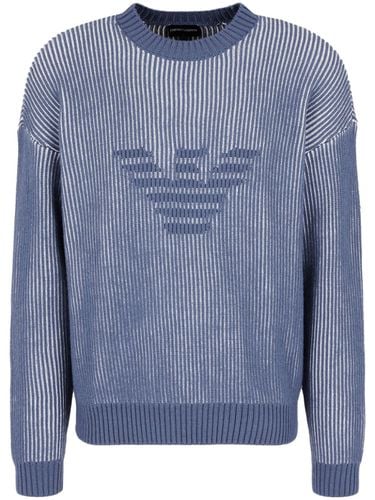 Wool Crewneck Sweater - Emporio Armani - Modalova