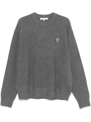 Fox Head Wool Jumper - Maison Kitsune' - Modalova