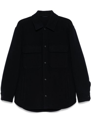 EMPORIO ARMANI - Wool Overshirt - Emporio Armani - Modalova