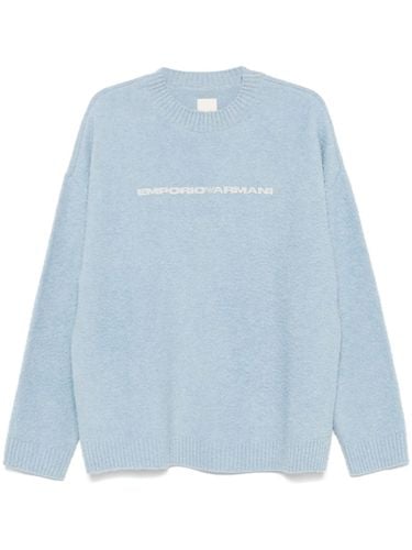 EMPORIO ARMANI - Logo Wool Sweater - Emporio Armani - Modalova