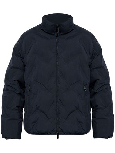 Allover Logo Down Jacket - Emporio Armani - Modalova