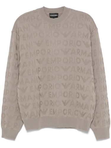 Wool Crewneck Sweater - Emporio Armani - Modalova