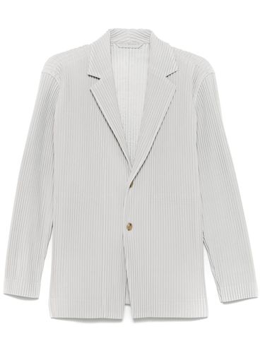 Pleated Single-breasted Jacket - Homme Plisse' Issey Miyake - Modalova