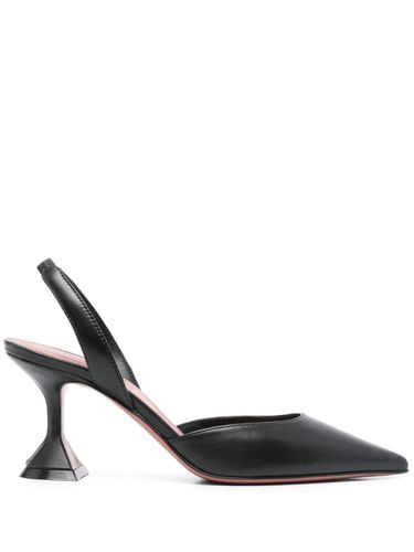 Holly Leather Slingback Pumps - Amina Muaddi - Modalova