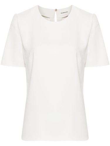 PAROSH - Short Sleeves Cady Blouse - Parosh - Modalova